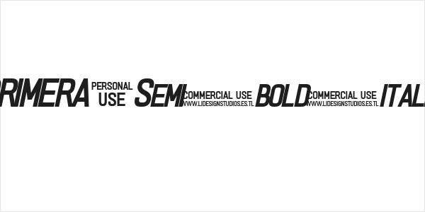 PRIMERA Semi-bold-italic Logo