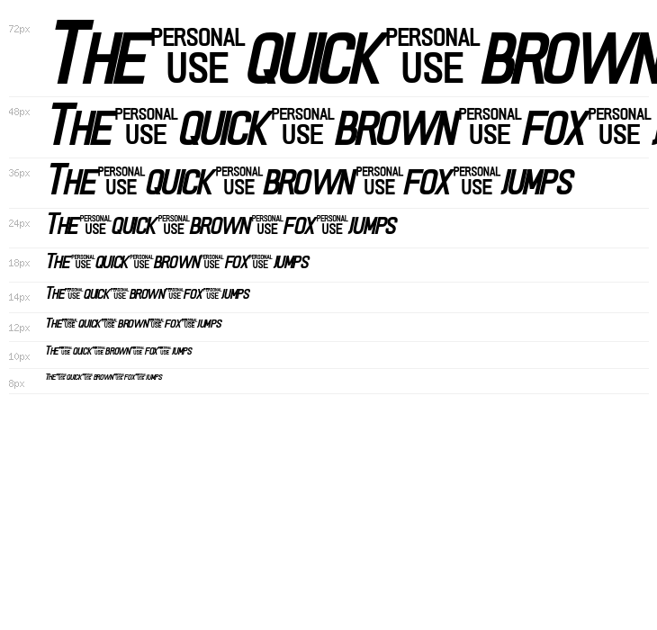 PRIMERA Semi-bold-italic Waterfall