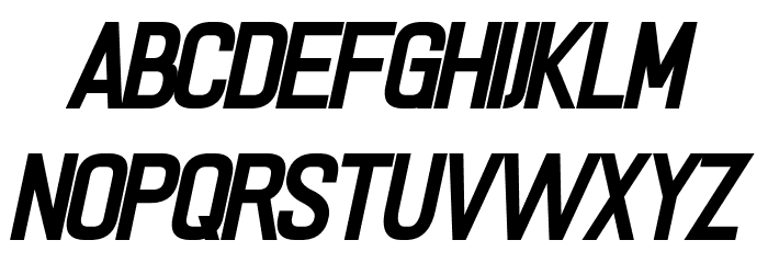 PRIMERA Semi-bold-italic Font LOWERCASE