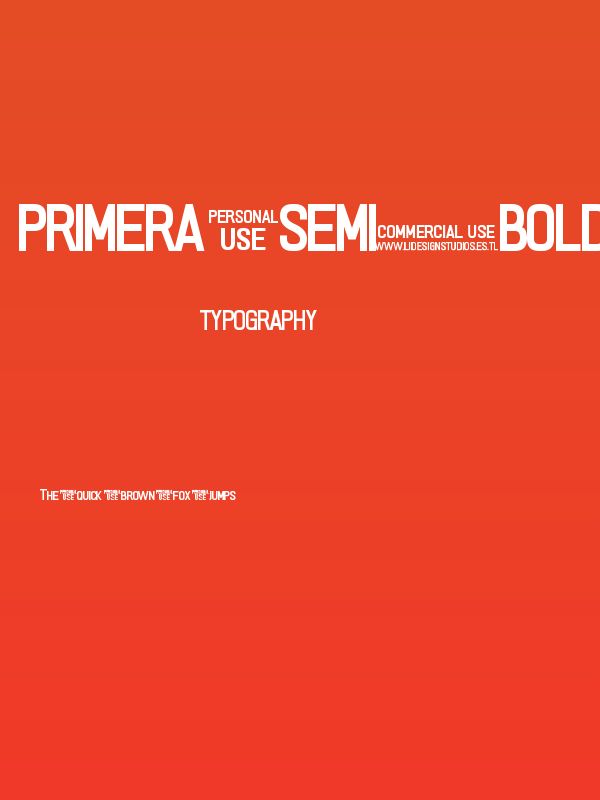 PRIMERA Semi-bold Poster