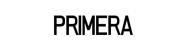 PRIMERA  font caratteri gratis