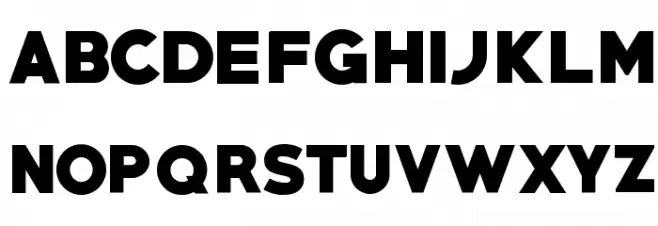 PRIMETIME Regular Font LOWERCASE