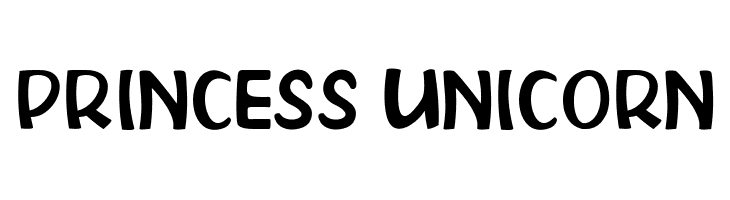 PRINCESS UNICORN Font