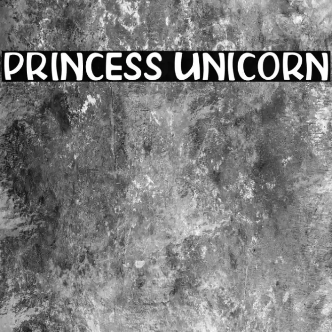 PRINCESS UNICORN Fuentes examples
