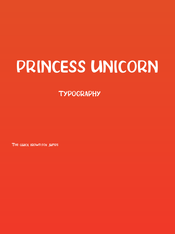 PRINCESS UNICORN Poster