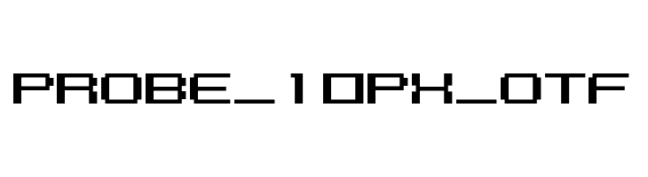 PROBE_10PX_OTF  baixar fontes gratis