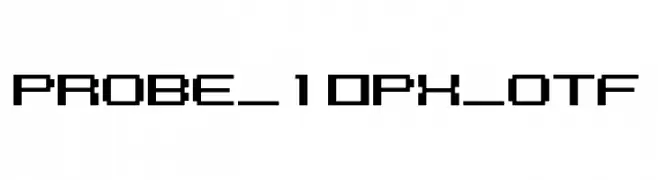PROBE_10PX_OTF  les polices de caractères gratuit tlcharger