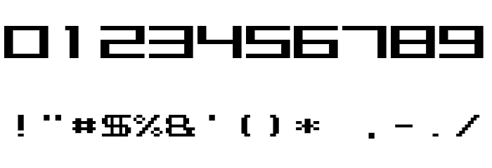 PROBE_10PX_OTF Font OTHER CHARS