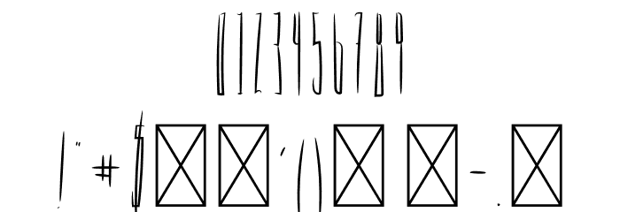 PROCERUS Font OTHER CHARS