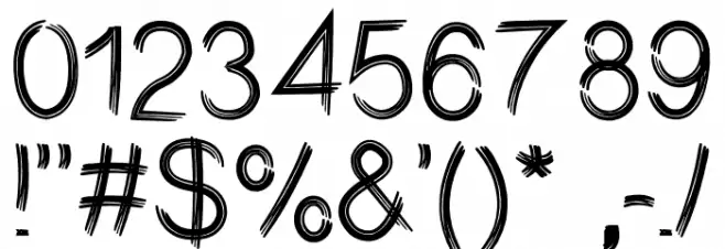 PRODEO Font OTHER CHARS