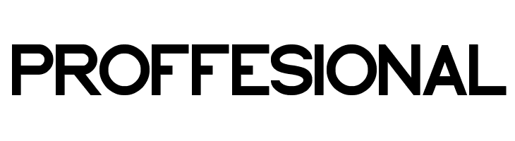 PROFFESIONAL Font
