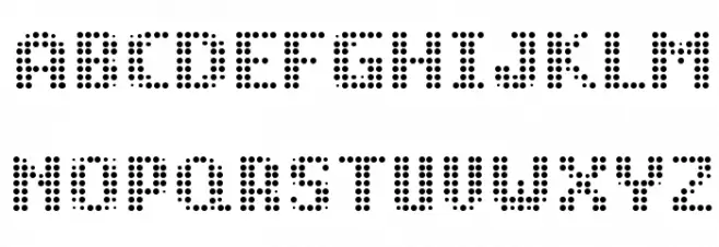 PROG.BOT Schriftart Groß