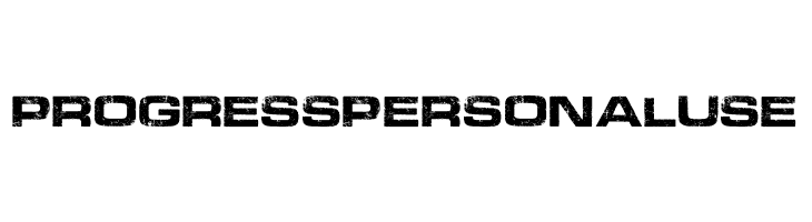 PROGRESS PERSONAL USE   لخطوط تنزيل