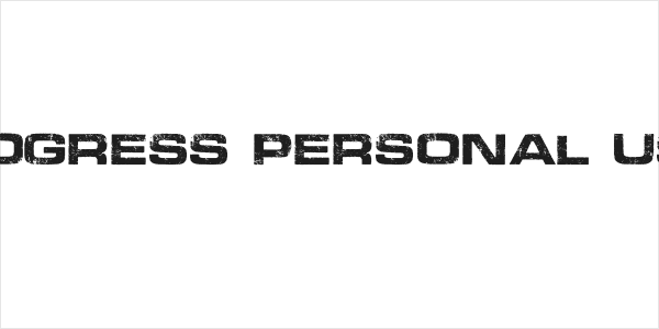 PROGRESS PERSONAL USE  Logo
