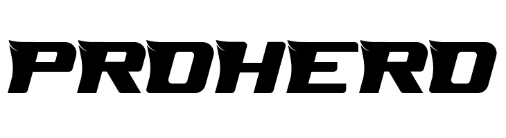 PROHERO  Frei Schriftart Herunterladen