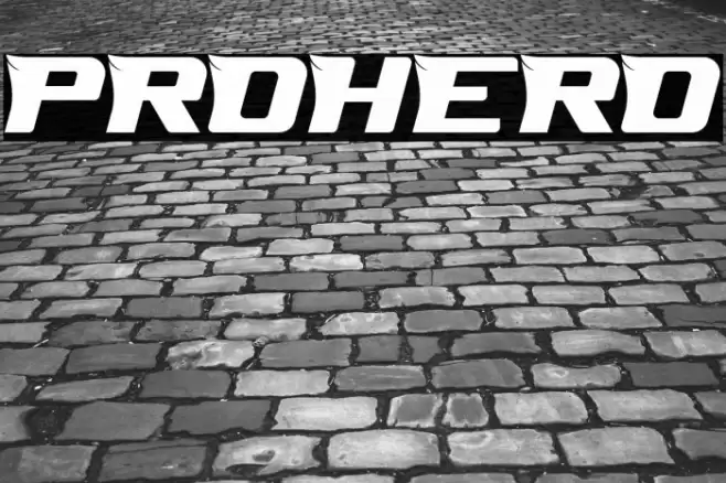 PROHERO Font examples