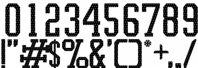 PROMESH Mesh Regular Font OTHER CHARS