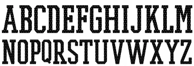 PROMESH Mesh Regular Schriftart Groß
