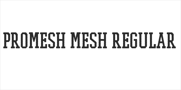 PROMESH Mesh Regular Logo