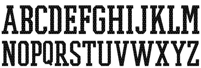 PROMESH Mesh Regular Font LOWERCASE