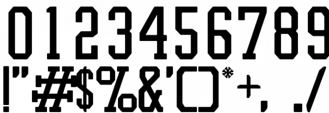 PROMESH Regular Font OTHER CHARS