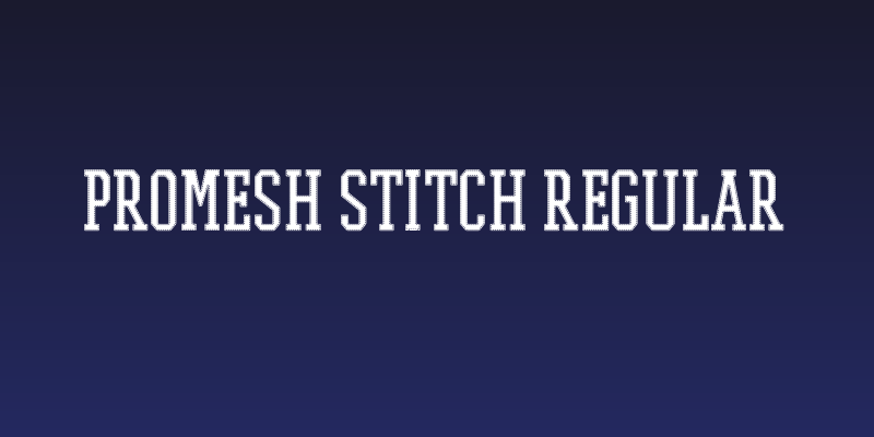 PROMESH Stitch Regular Social Header