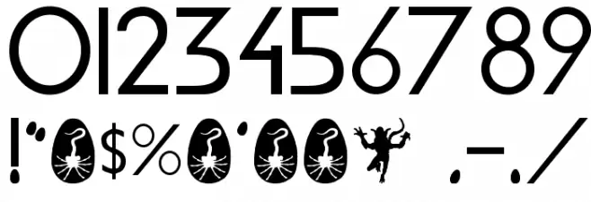 PROMETHEUS フォント その他の文字