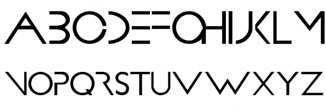 PROMETHEUS Font UPPERCASE