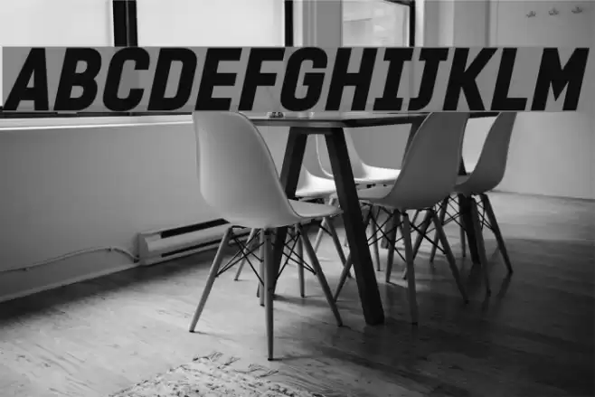 PROMINDER Italic Font examples