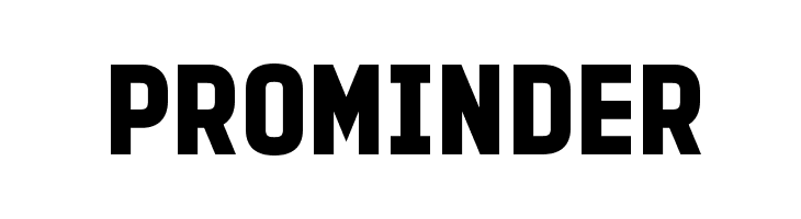 PROMINDER  Descarca Fonturi Gratis