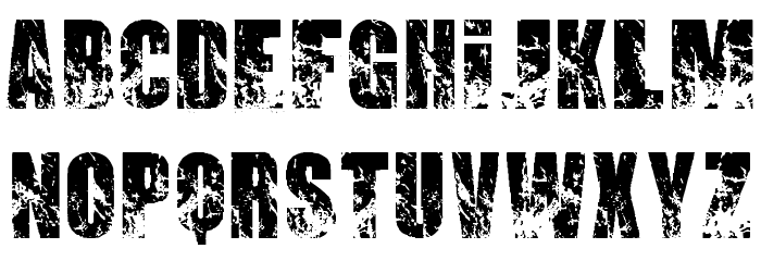 PROMISES BROKEN DREAM Font LOWERCASE