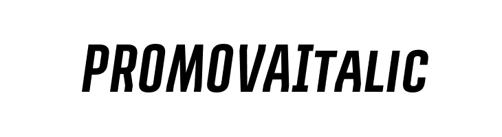 PROMOVA Italic  Descarca Fonturi Gratis