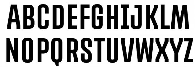 PROMOVA Шрифта ВЕРХНИЙ