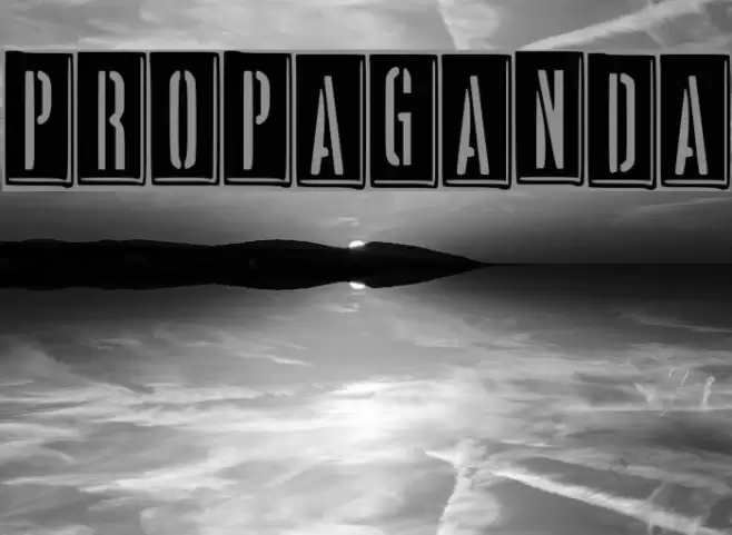 PROPAGANDA Font examples