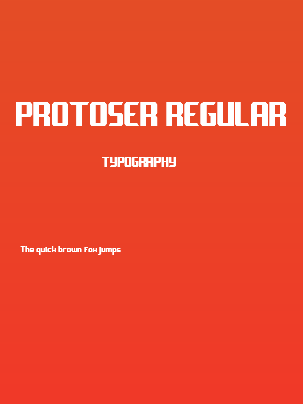 PROTOSER Regular Poster