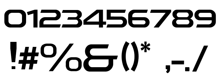 PROXON Font OTHER CHARS