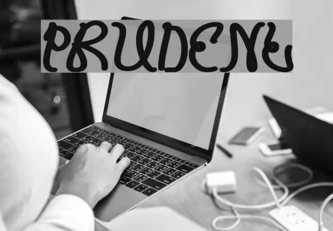 PRUDENT Font examples