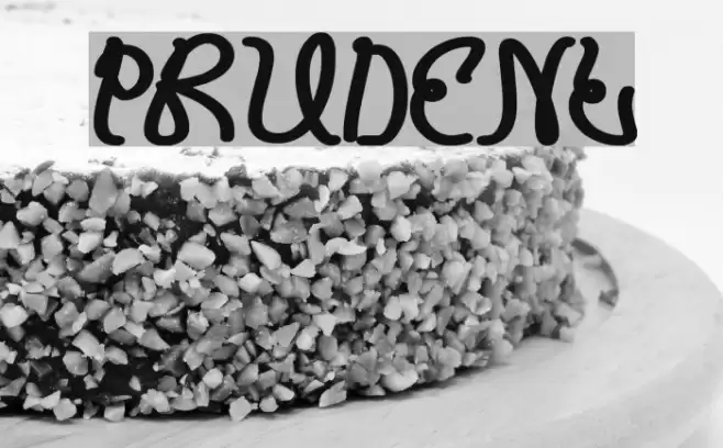 PRUDENT Font examples