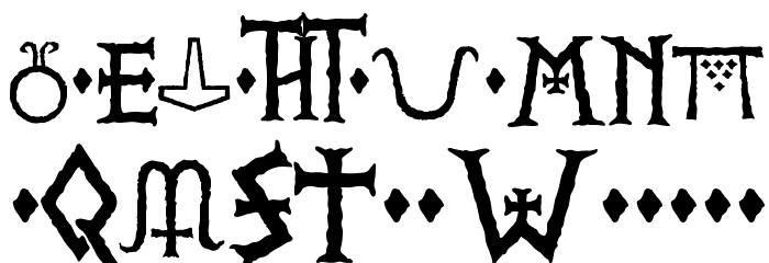 PRViking Alternates Font LOWERCASE