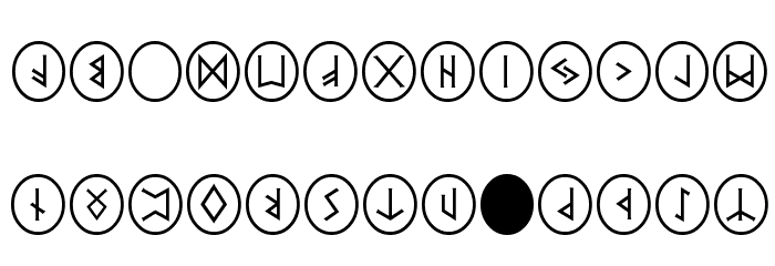 PR_Runestones_2 Font LOWERCASE