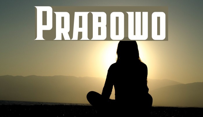 Prabowo Fonte examples