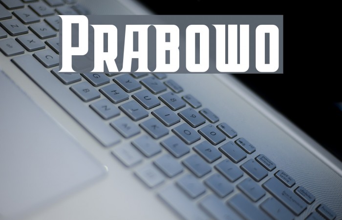 Prabowo Fonte examples
