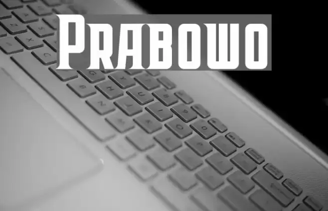 Prabowo Fonte examples