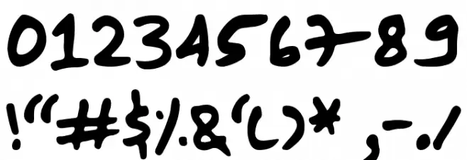 Pracas फ़ॉन्ट अन्य घर का काम