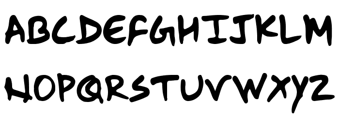 Pracas Font UPPERCASE