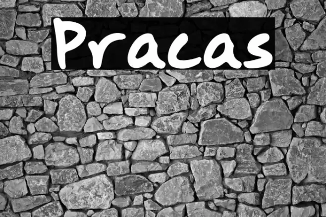Pracas फ़ॉन्ट examples
