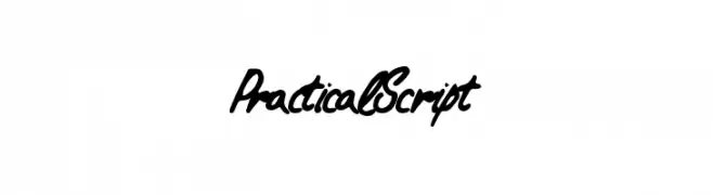PracticalScript  नि: शुल्क फ़ॉन्ट्स डाउनलोड
