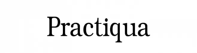 Practiqua  नि: शुल्क फ़ॉन्ट्स डाउनलोड
