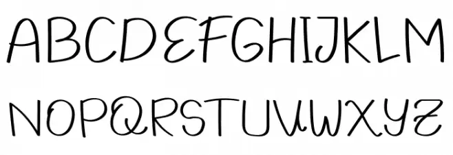 Pradana Schriftart Groß