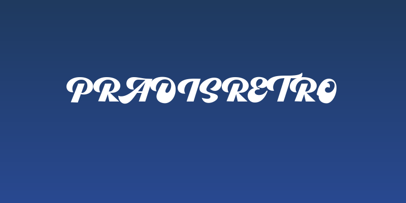 PradisRetro Social Header